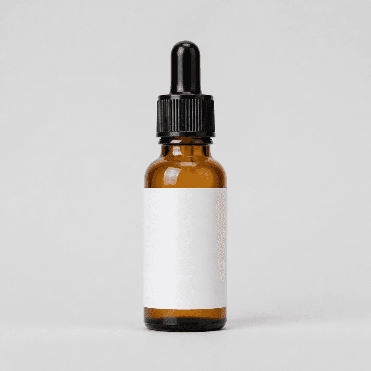 Unbranded amber glass serum dropper bottle source